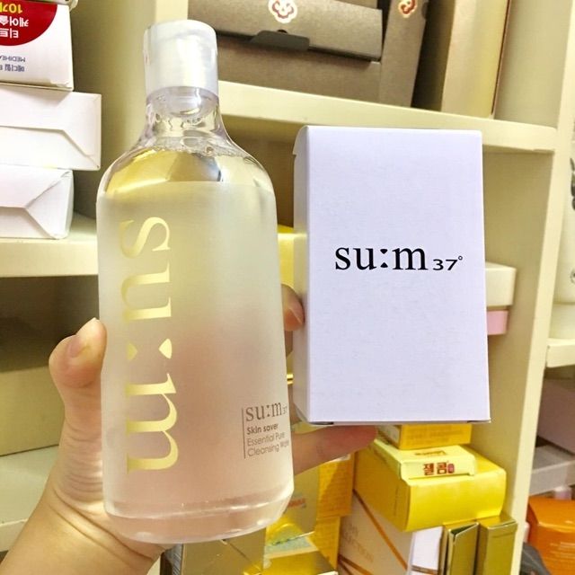 Nước tẩy trang Sum làm sạch sâu đa tính năng Su:m37  dung tích 400ml date 2025