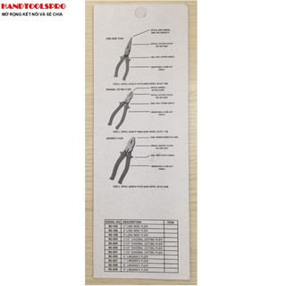 Kìm nhọn cán đỏ 6″ Goodman 95-106