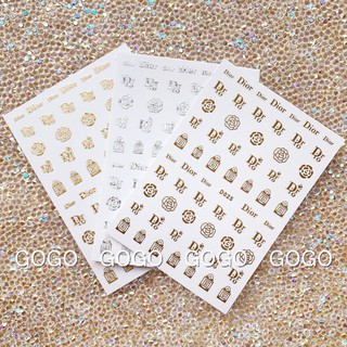 Hình Dán gogo [manicure] dior d025