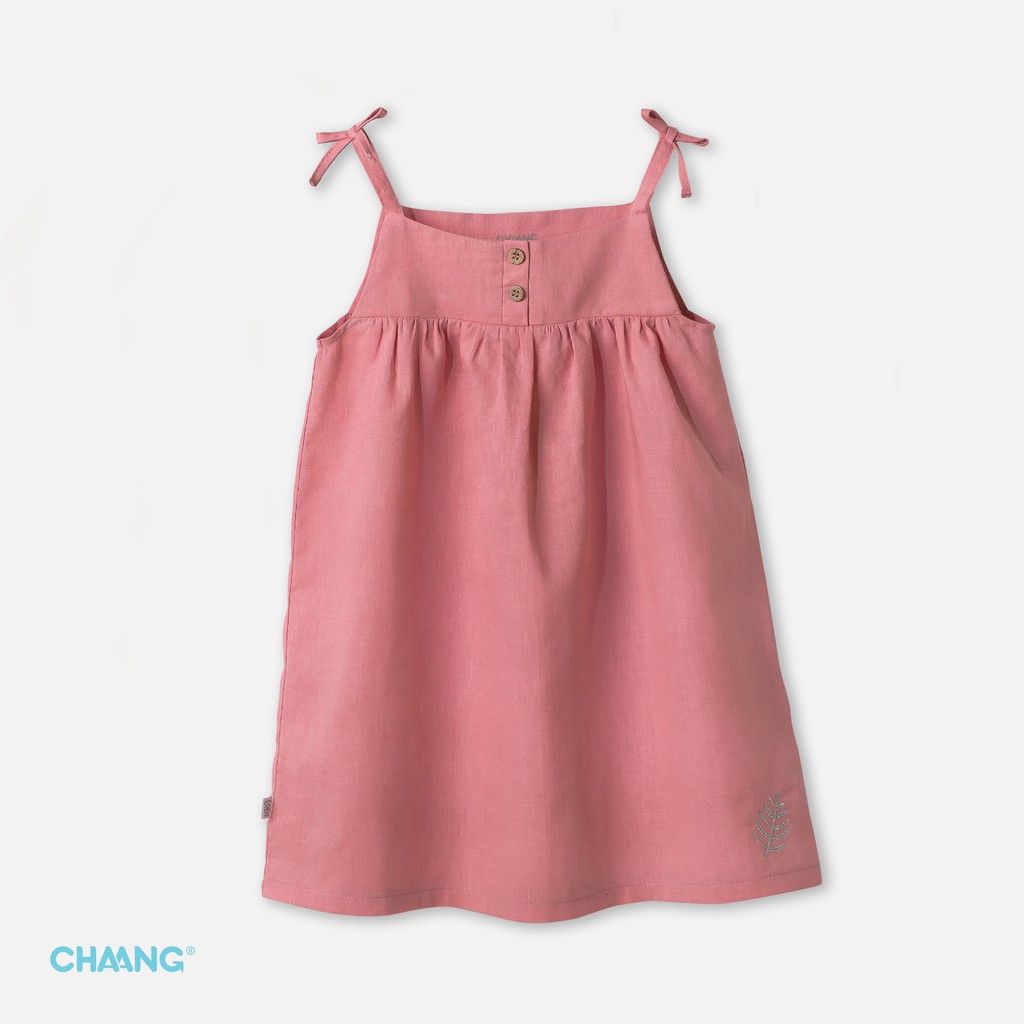 Váy đũi hồng vỏ đỗ CHAANG