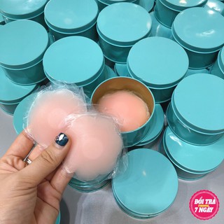Hộp 10 miếng dán ty silicon💓💓 💓💓 Miếng dán ngực silicon hộp sắt