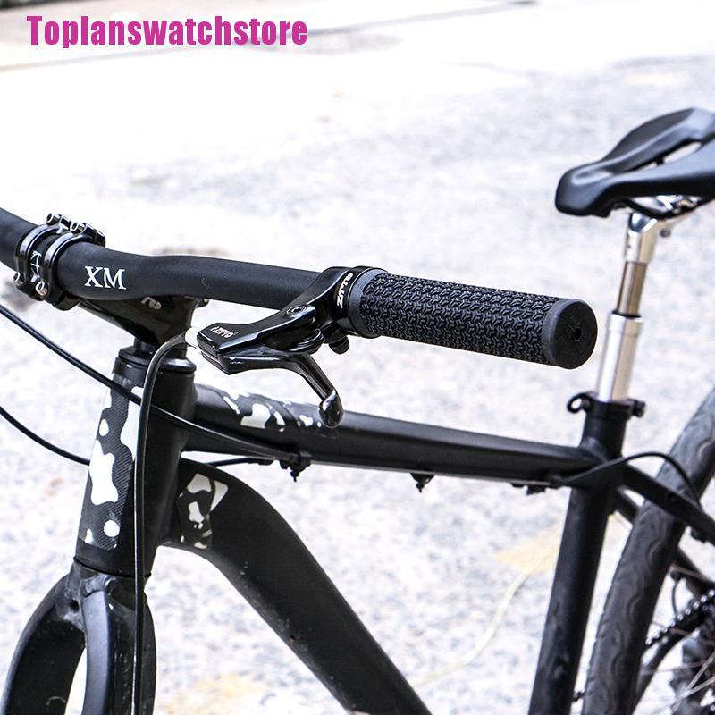 [Toplan] Mountain Bike Grips Anti-Slip Durable Shock-Proof Rubber Fixed Gear Handlebar
