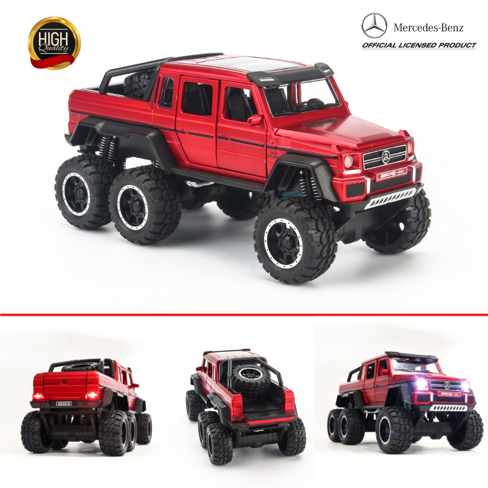 Xe mô hình Mercedes Benz Brabus G700, G63 AMG 6x6, Maybach G650 1:32