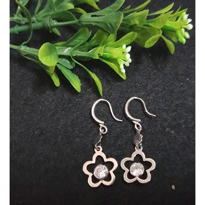 Bông tai inox kiểu dài dạng móc