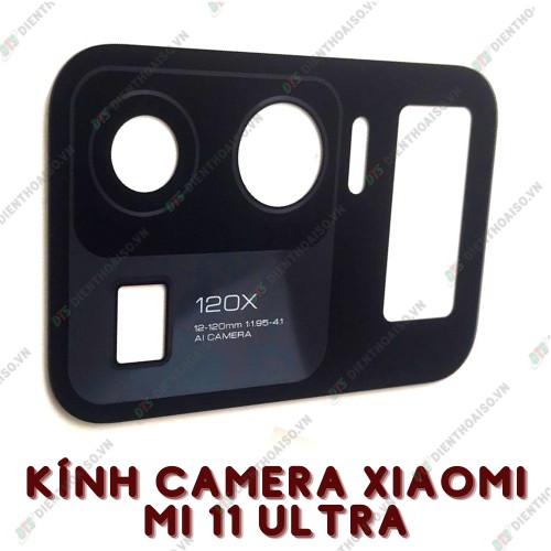 Kính camera xiaomi mi 11 ultra kèm keo dán