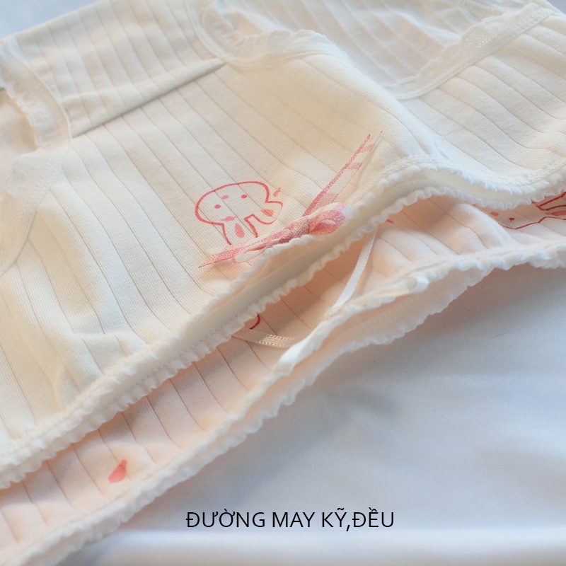 Quần lót nữ cotton combo 5 màu trắng hồng siêu thoáng khí 305