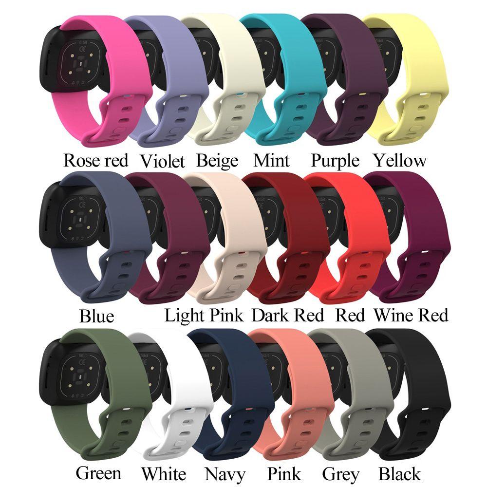 GOGOUP Dây Đeo Thay Thế Bằng Silicone Mềm Tháo Gỡ Nhanh Cho Fitbit Versa 3 Fitbit Sense