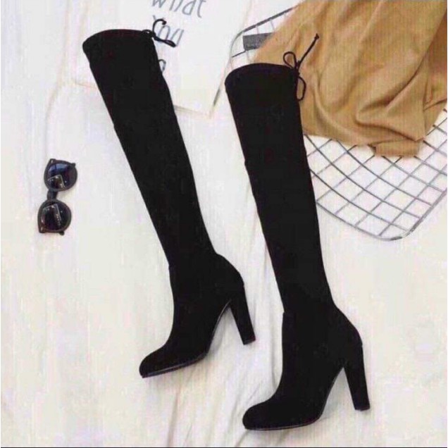 Bốt Boot Đùi Da Lộn Ôm Sát Fullbox Hàng Quảng Châu Cao Cấp | BigBuy360 - bigbuy360.vn