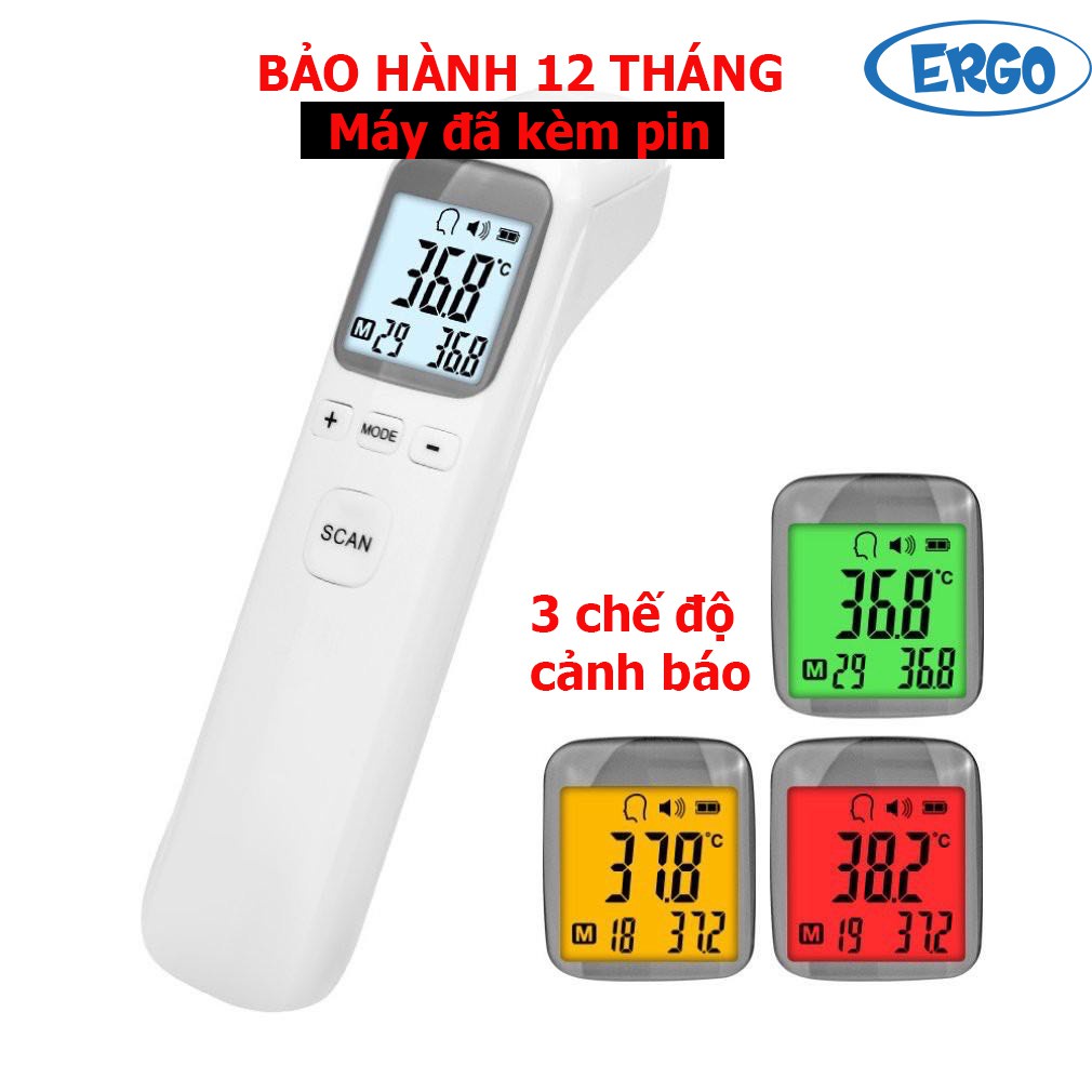 Nhiệt kế điện tử hồng ngoại đo trán và sữa cho bé CK-T1502 mẫu mới