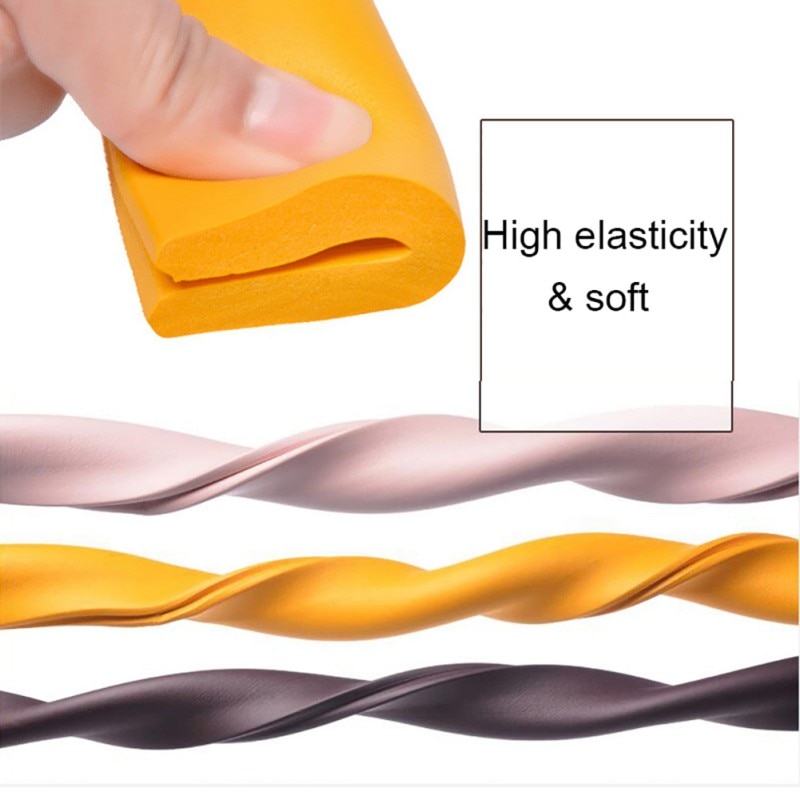 Cuộn cao su dán góc/cạnh bàn hình chữ U chống va chạm cho bé