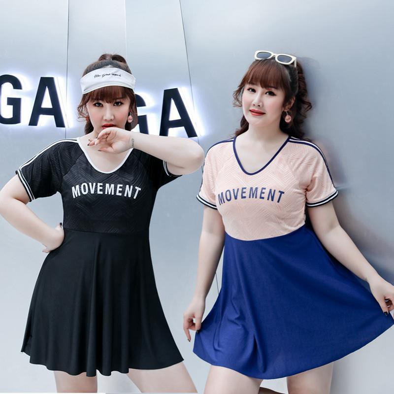 Bộ Đồ Bơi Dáng Rộng Che Bụng Size Lớn 200kg Thời Trang Mùa Xuân Cho Nữ | BigBuy360 - bigbuy360.vn