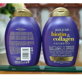 Dầu gội và dầu xả Thick & Full – Biotin & Collagen 385ml