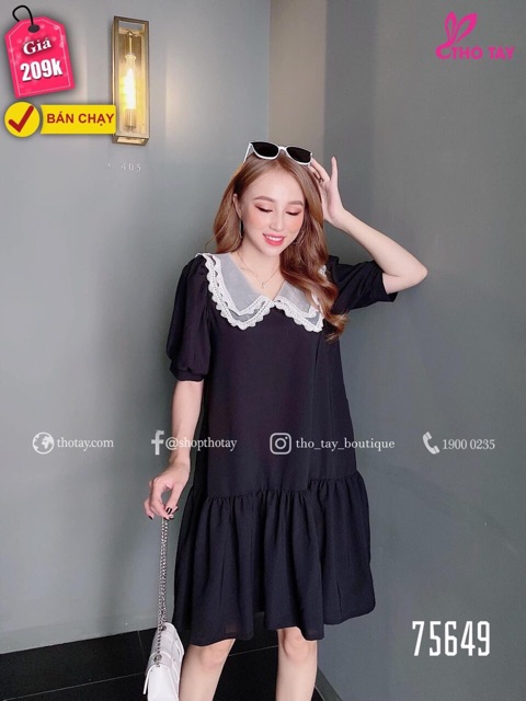 180.Đầm suông bèo tiểu thư