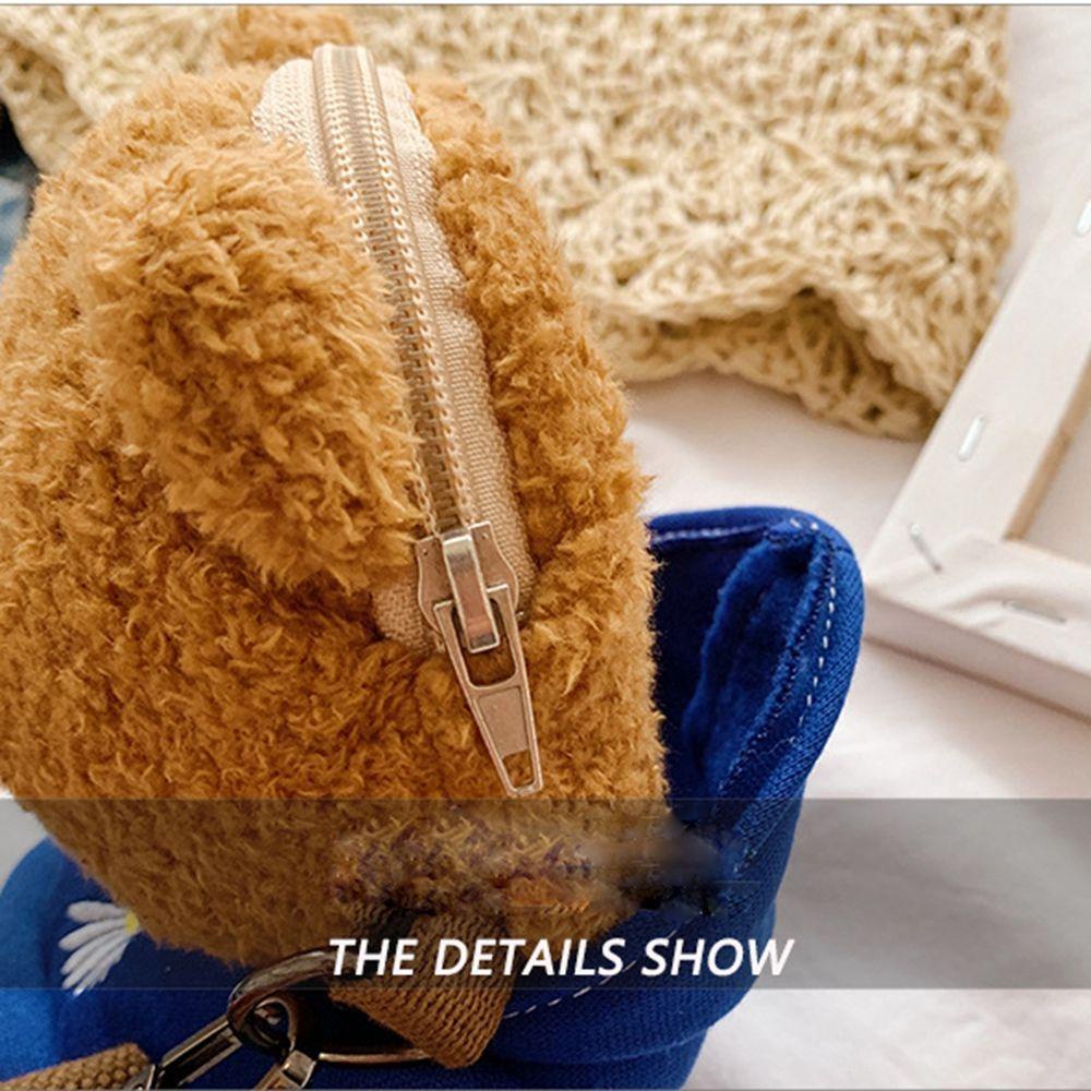 MOCHO Túi Đeo Chéo Hình Chú Gấu Hoạt Hình Xinh Xắn