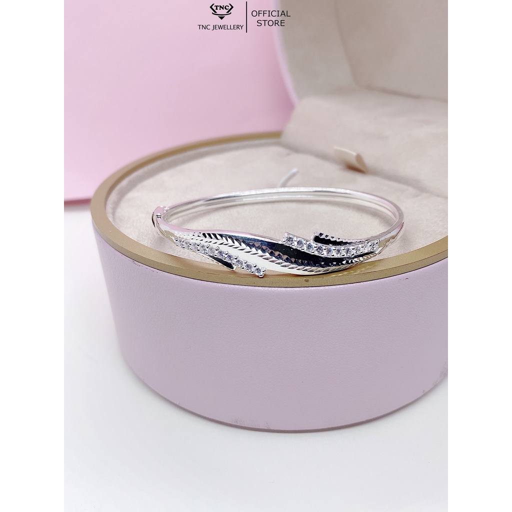 Lắc Nữ, Vòng Tay, Vòng Cứng Bạc Ta- Trang sức TNC JEWELLERY