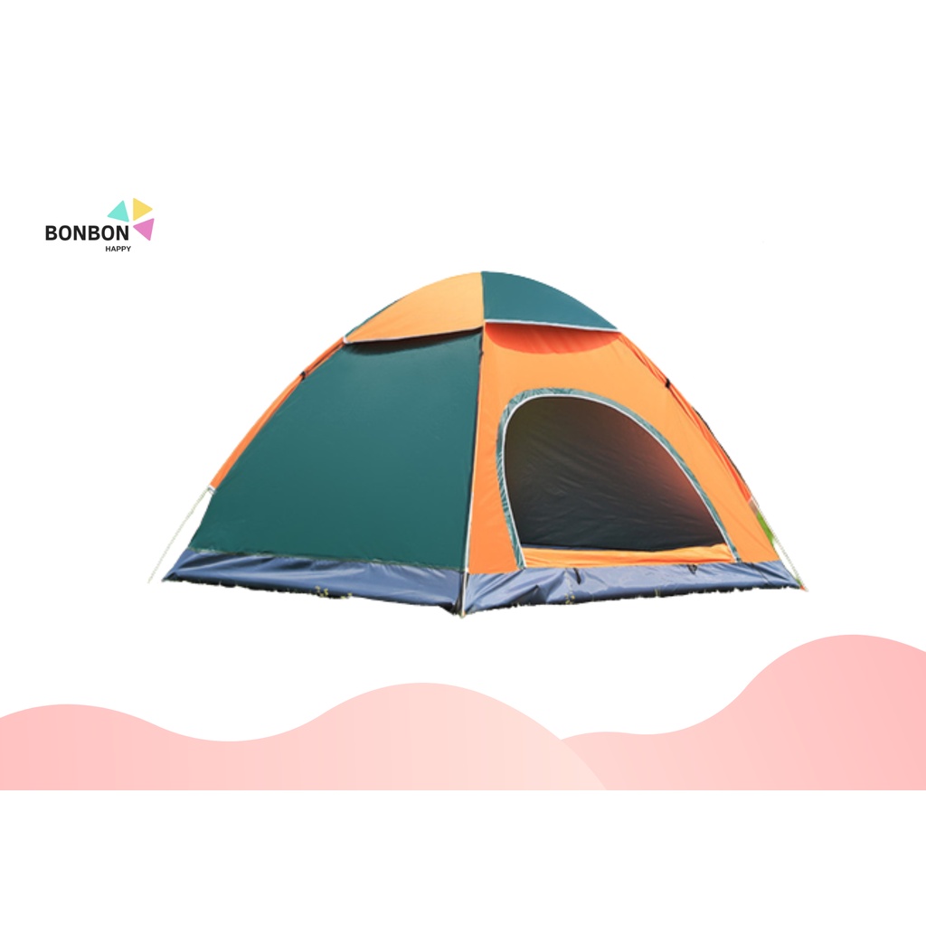 Lều Cắm Trại 2 Cửa Size To 2-3 Người Khung Chắc Loại 1 Đi Phượt Picnic Dã Ngoại Du Lịch Thiên Nhiên 2m x 1m5 x 1m1