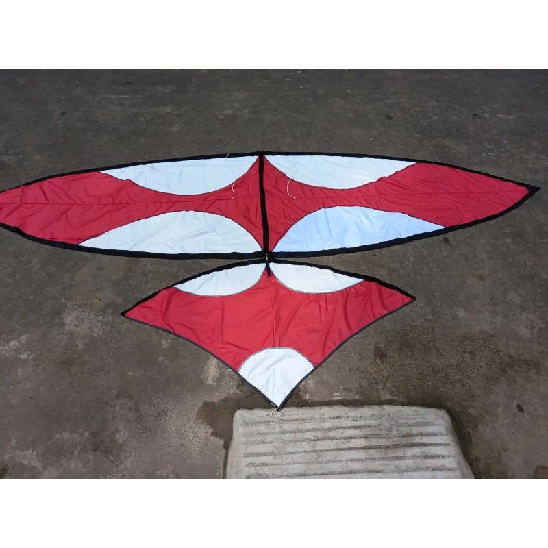 Áo diều 1m80 +2m3 đỏ trắng