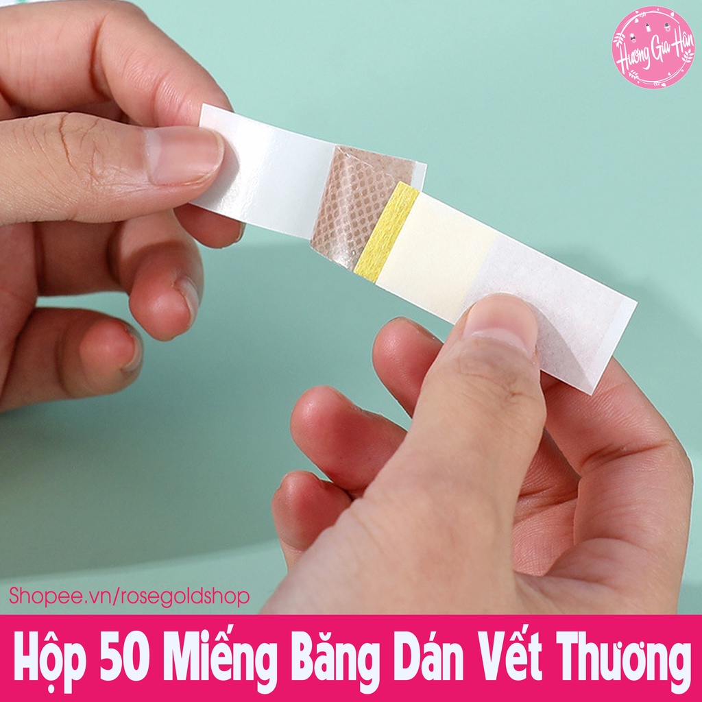 Hộp 50 Miếng Băng Dán Vết Thương, Urgo Cá Nhân Tiện Dụng