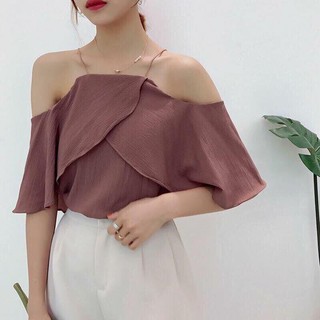 Áo voan tơ gân cánh tiên dây yếm