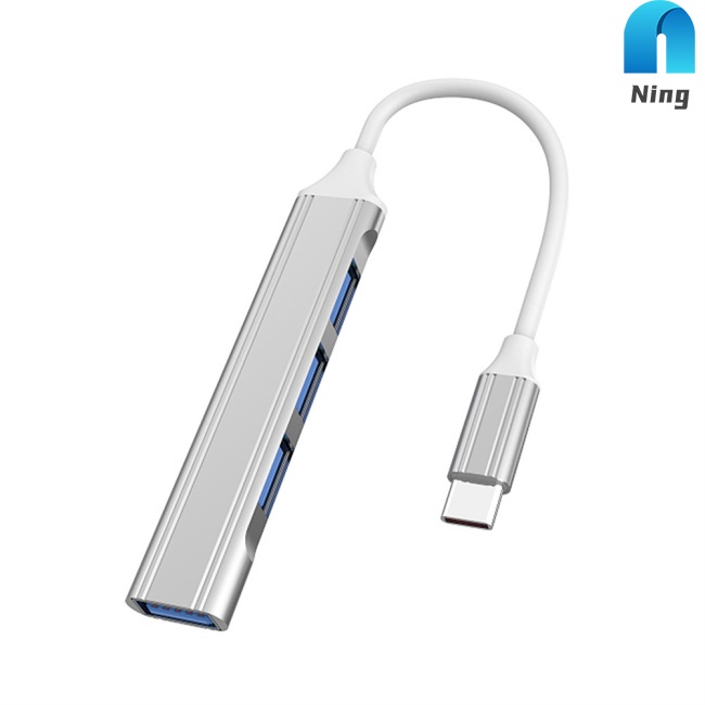 Đầu Chia 4 Cổng Usb Type C Tốc Độ Cao Otg Tương Thích Với Lenovo Huawei Xiaomi Macbook Pro 15