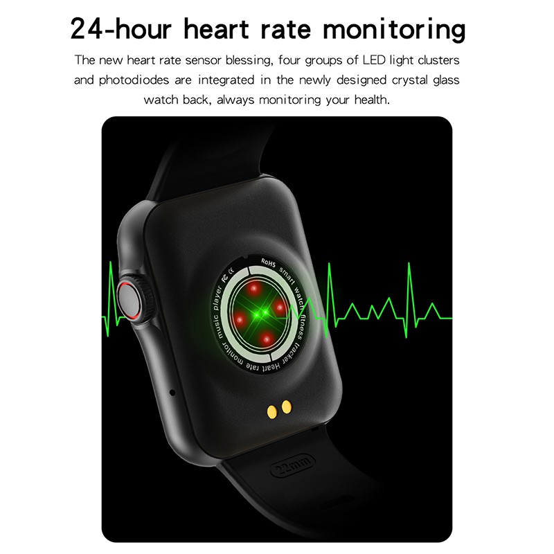 Đồng Hồ Thông Minh D06 1.6 Inch Chống Nước Ip67 Giám Sát Huyết Áp