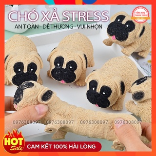 Đồ Chơi Con Chó Xả Stress - Chó Dẻo Bóp Mềm Chất Liệu TPR Co Giãn Đàn Hồi