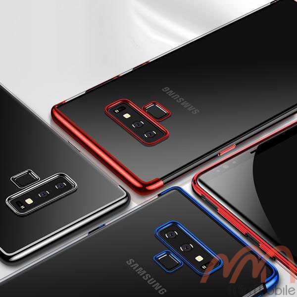 [Mã ELORDER5 giảm 10K đơn 20K] Ốp lưng trong siêu mỏng viền màu Samsung Note 9 hiệu Baseus