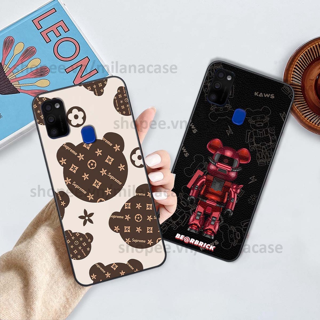 Ốp Samsung M21 / M30s gấu be@rBrick gấu Teddy Kaws siêu đẹp, phong cách, cá tính