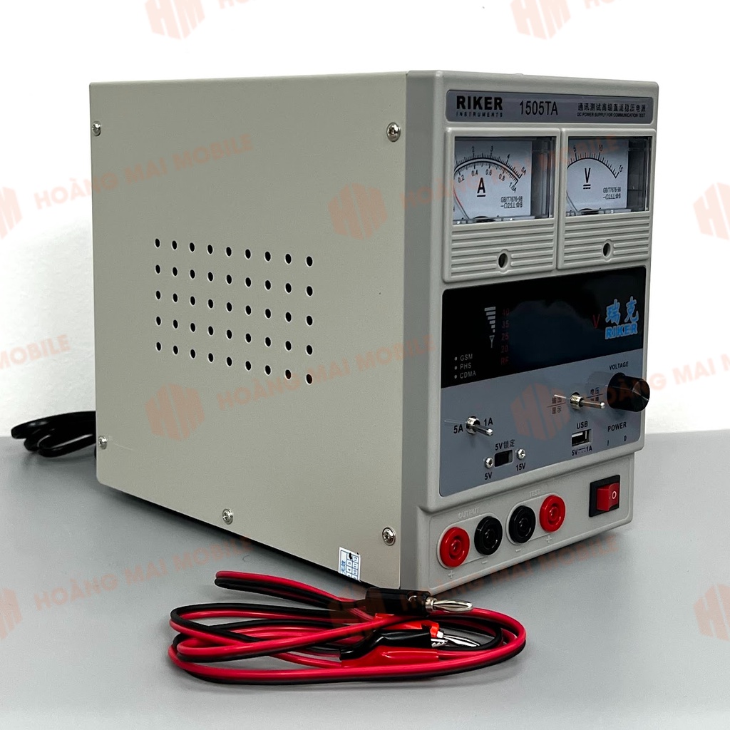 Máy cấp nguồn 1505TA đồng hồ kim 15V-5A