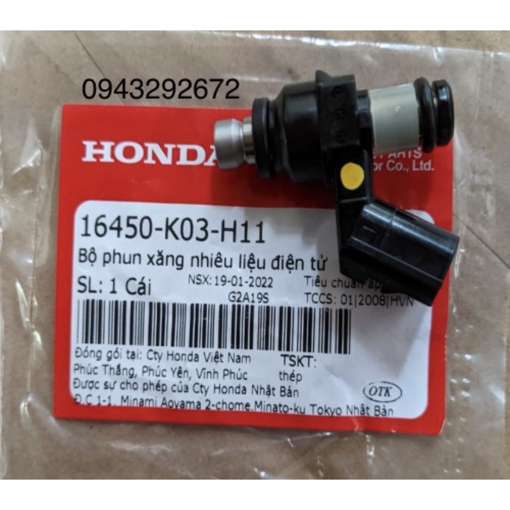 Kim Phun Điện Tử RSX 110 FI, Vision 125 Honda