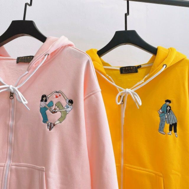 Áo khoác hoodie Thêu Love 123SHOP nỉ ngoại form rộng siêu HOT, dành cho nam nữ và cặp đôi 3 màu unisex ulzzang | BigBuy360 - bigbuy360.vn