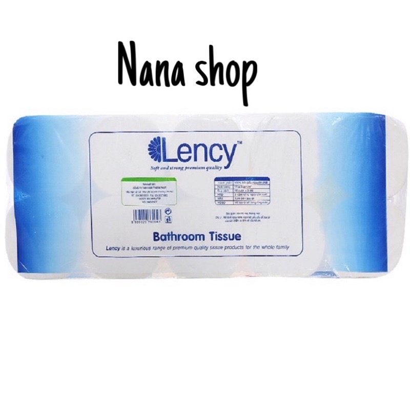 Giấy vệ sinh Lency không lõi 3 lớp dai mịn