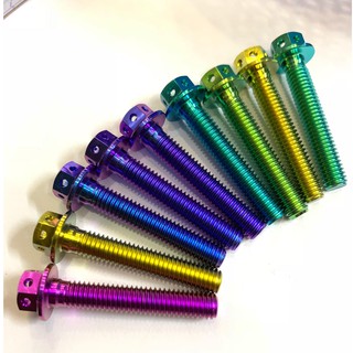 Ốc GR5 Titanium 6 ly 4 phân đầu Probolt (M6*40) gắn két nước, ốc lốc máy cho Vario, Click, AB, SH