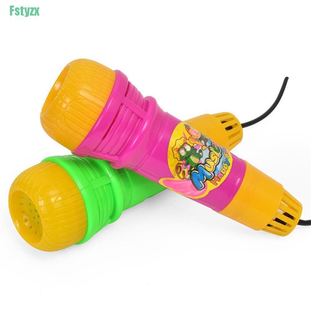 fstyzx Echo Microphone Mic Voice Changer Toy Gift Birthday Present Kids Party Song