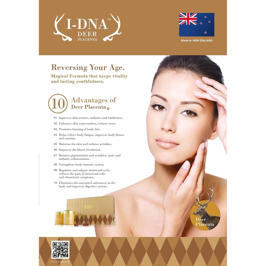 Tế bào gốc Nhau thai Hươu i-DNA chính hãng New Zealand