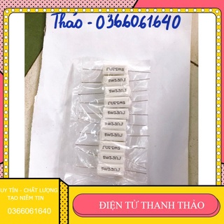 10 điện trở sứ 5w 10w 3.3ôm