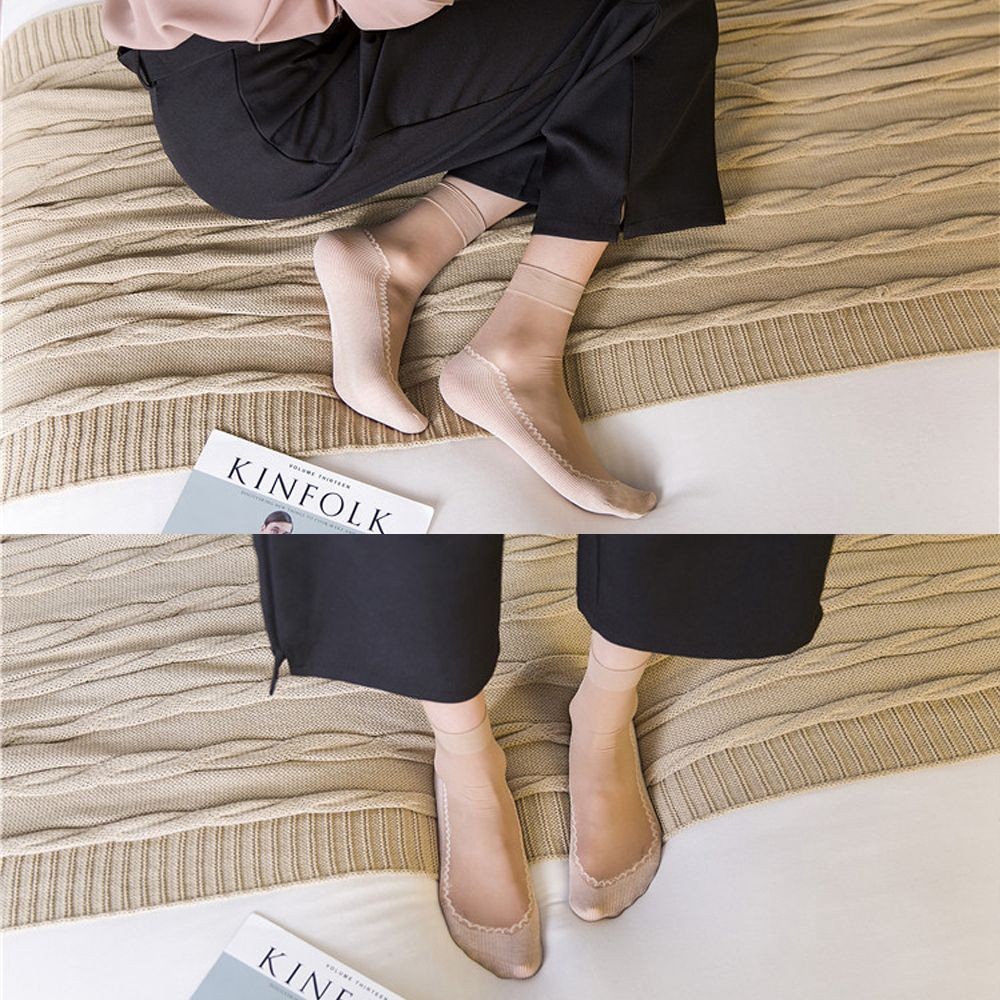 Đôi vớ cotton nhung ngắn chống trượt thoải mái cho nam nữ