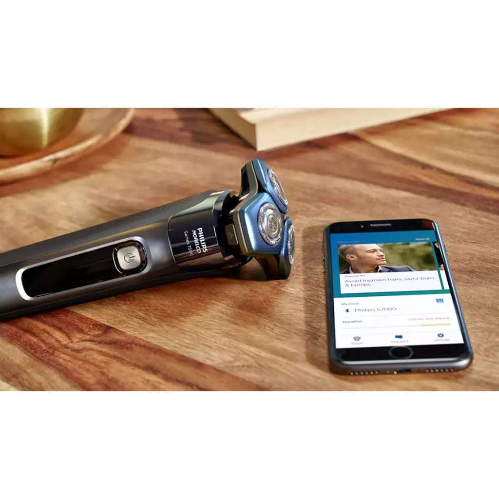 Máy cạo râu điện Philips Norelco Shaver 7500 Model S7783/84, Ướt & khô, Cốc sạc, rửa