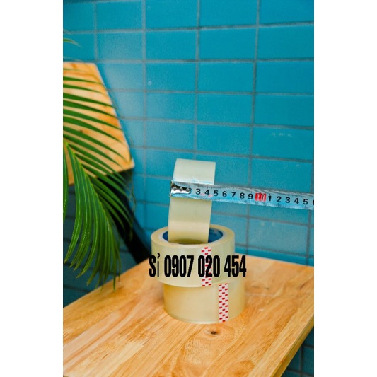 Băng keo opp trong/đục 100yard 1kg cây 6 cuộn lõi 4li