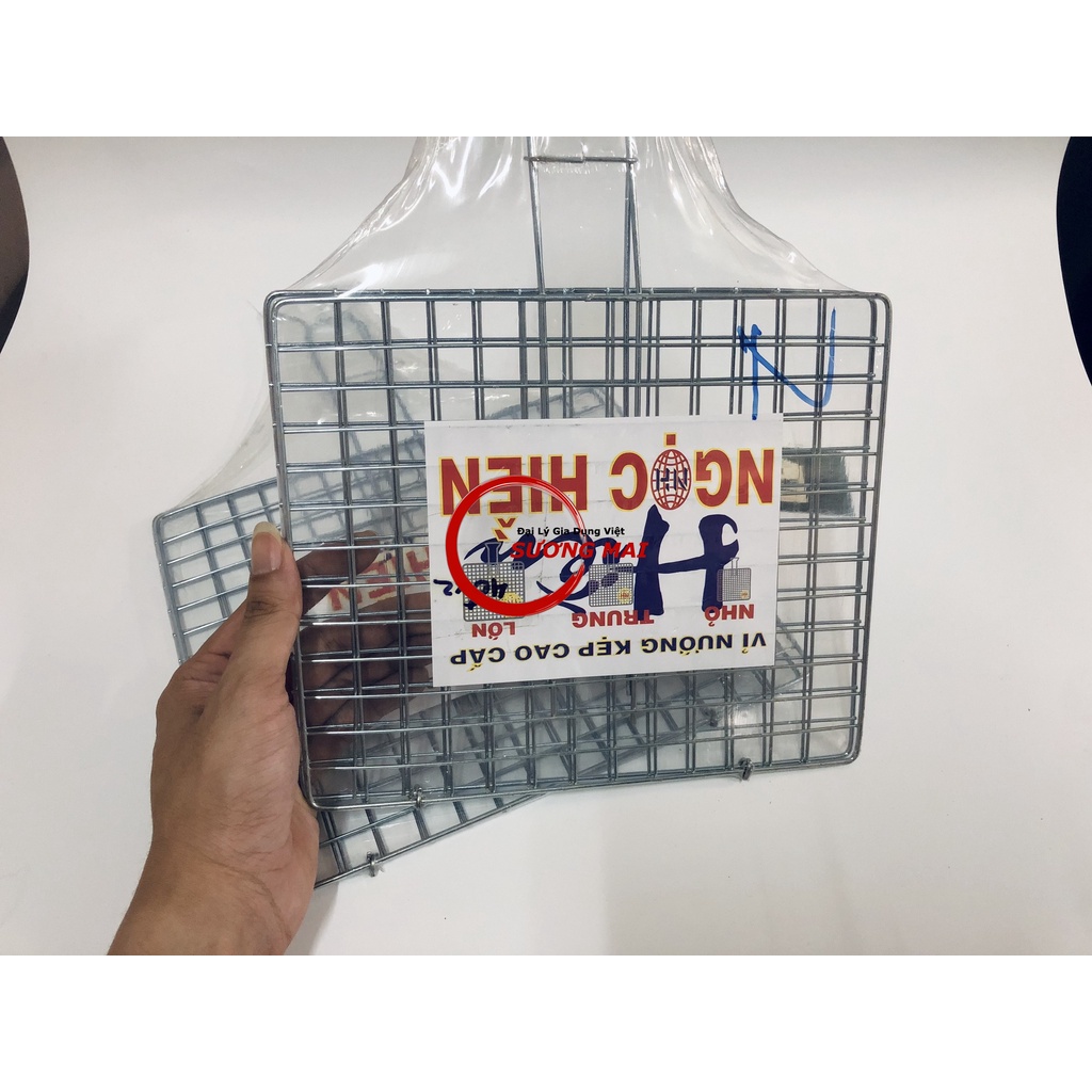 [Giá Sỉ] Vĩ Nướng Kẹp Inox 304 Dày Dặn, Chắc Chắn