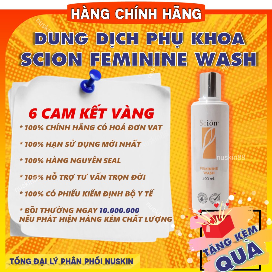 Dung Dịch Vệ Sinh Phụ Nữ Scion - Dung Dịch Scion NuSkin