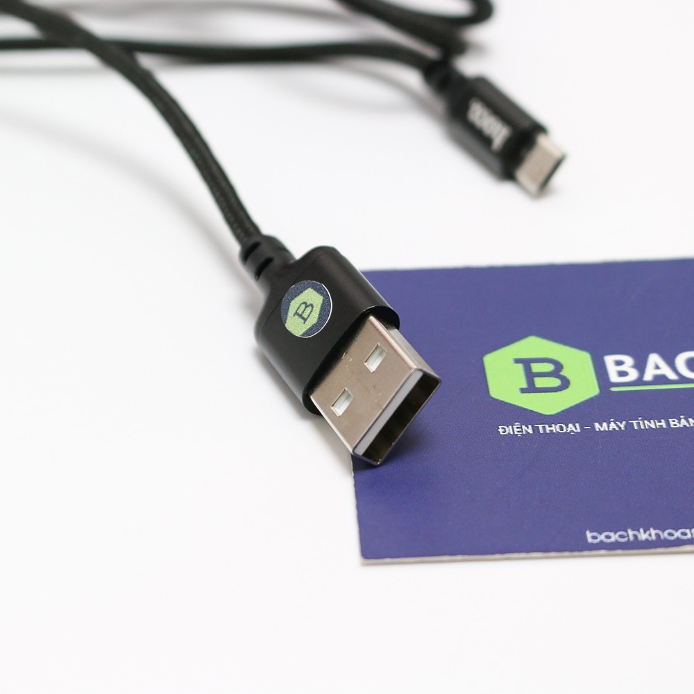 Dây sạc Samsung, Cáp sạc Hoco micro X14 chính hãng - dây dù, khó đứt, dài 1m