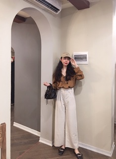 [Ảnh thật] sơ mi nâu