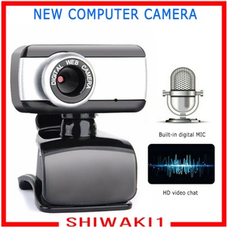 [Shiwaki1] Camera Web Xoay Mới Cho PC Laptop Để Bàn Notebook