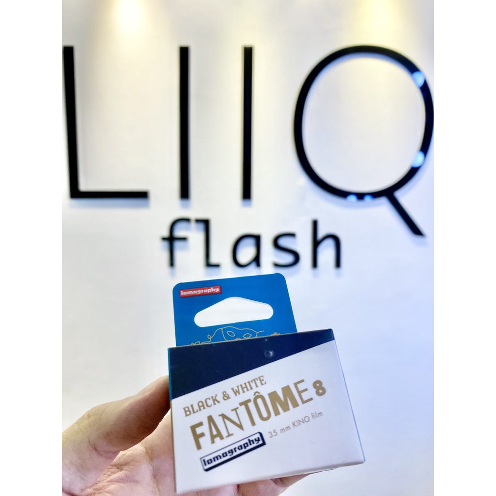 Phim Lomography Fantome Kino ISO 8, Đen Trắng B&W, 135/35mm x 36 Kiểu, Out Date Nhẹ Cho Máy Chụp Ảnh Film - LIIQ Flash