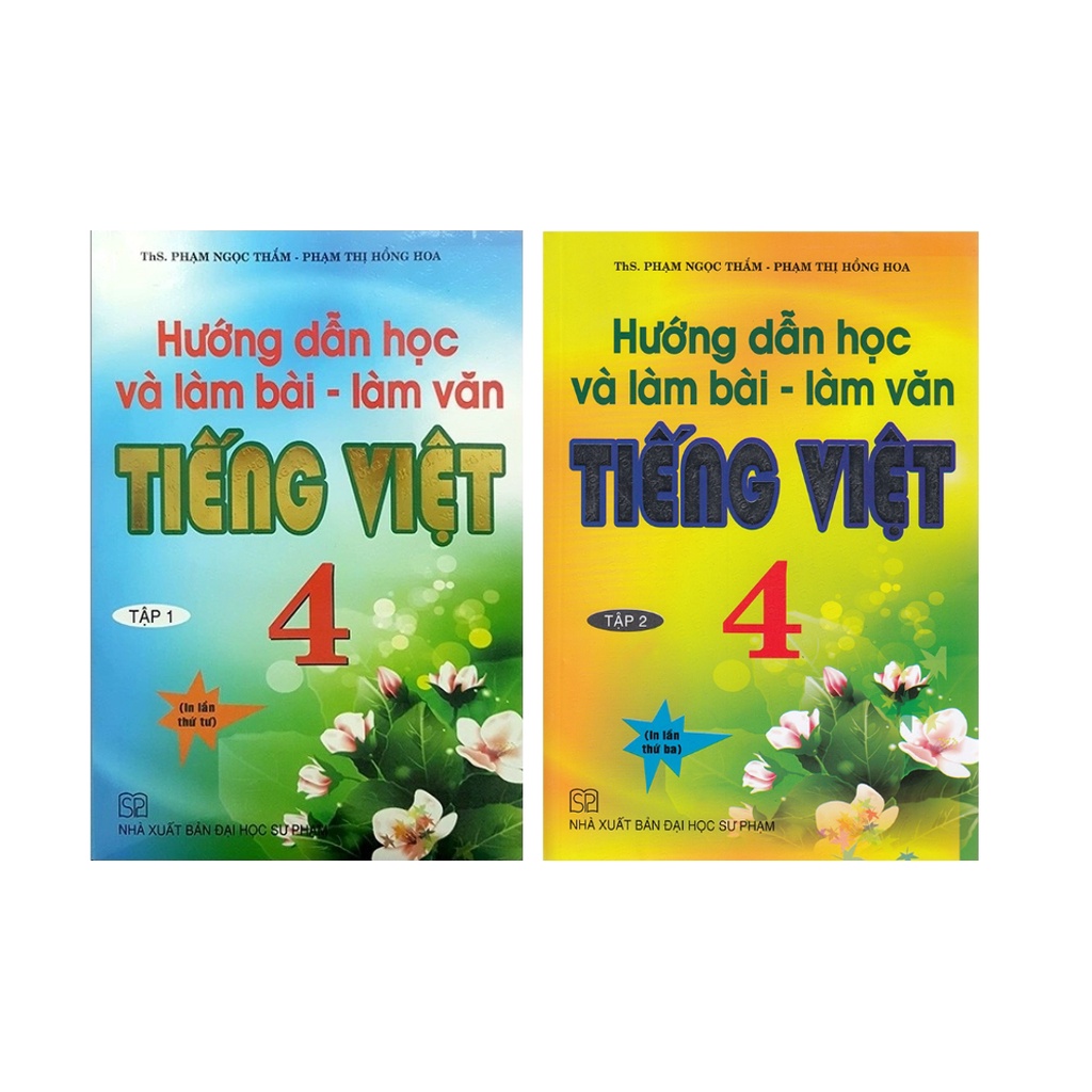 Sách - Combo Hướng Dẫn Học Và Làm Bài - Làm Văn Tiếng Việt Lớp 4 (Tập 1 + Tập 2)