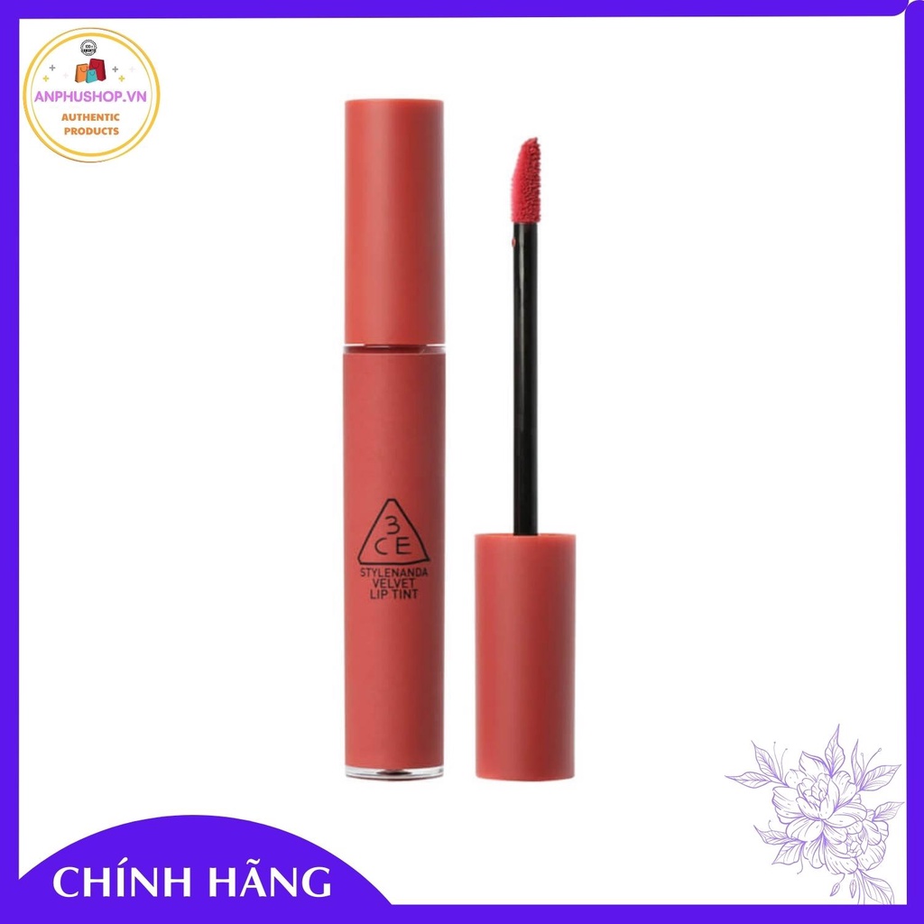 Son kem lì 3CE Velvet Lip Tint Hàn Quốc - Sản phẩm chính hãng đầy đủ bill
