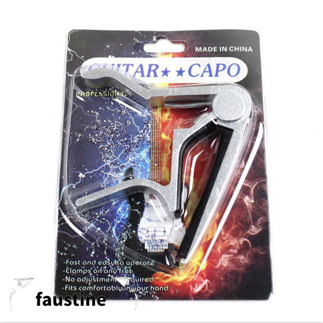 Metal Guitar Capo Quick Change Clamp Key Acoustic Classic Guitar Capo for Tone Adjusting