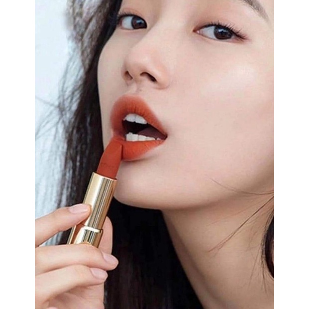 Son lancom chính hãng  lì mịn màu 196 cam cháy