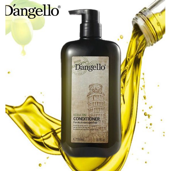 [Dangello Chính hãng] Dầu xả D'angello Keratin phục hồi tóc siêu mượt 500ml